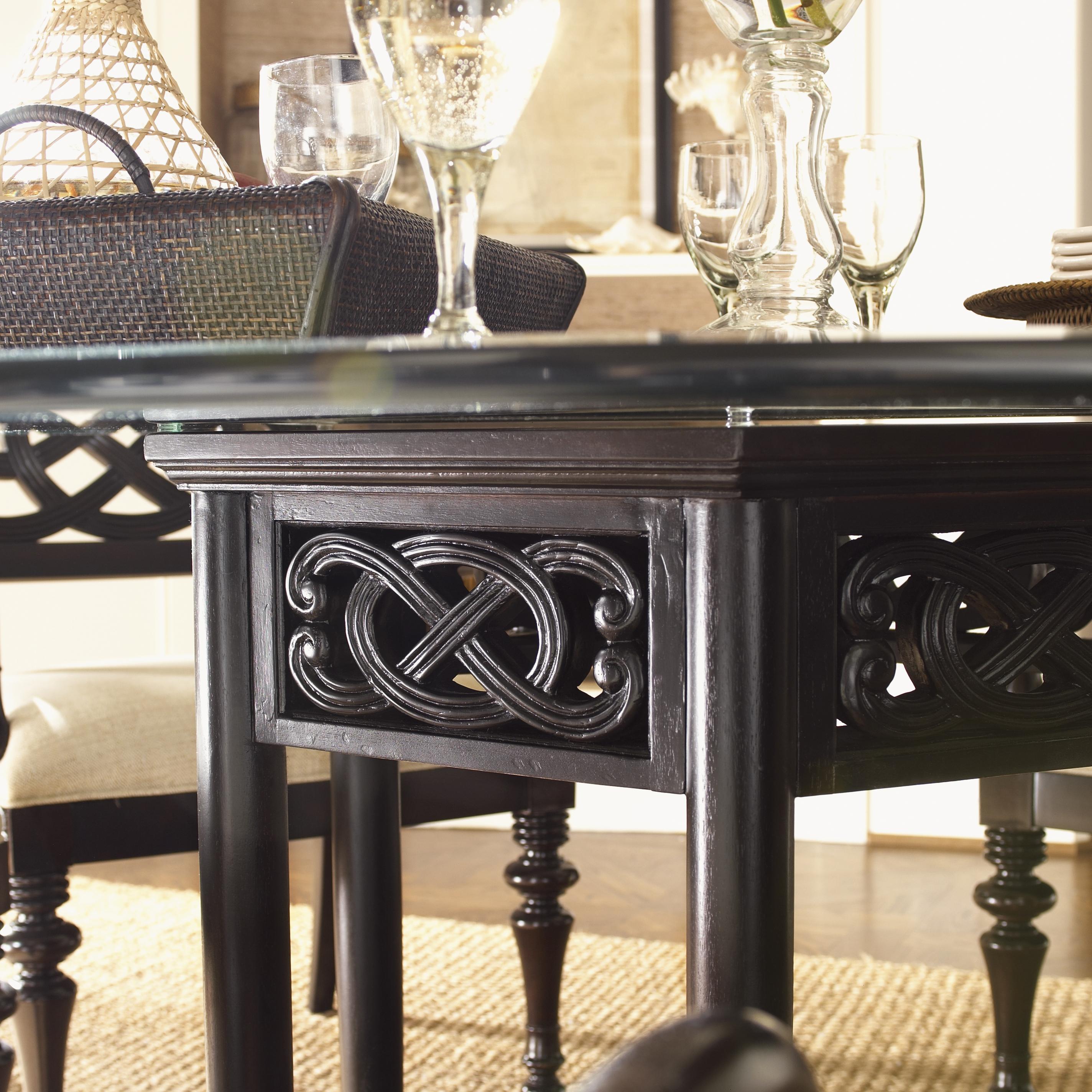 Tommy Bahama Home Royal Kahala Sugar and Lace Table with 54Inch Round